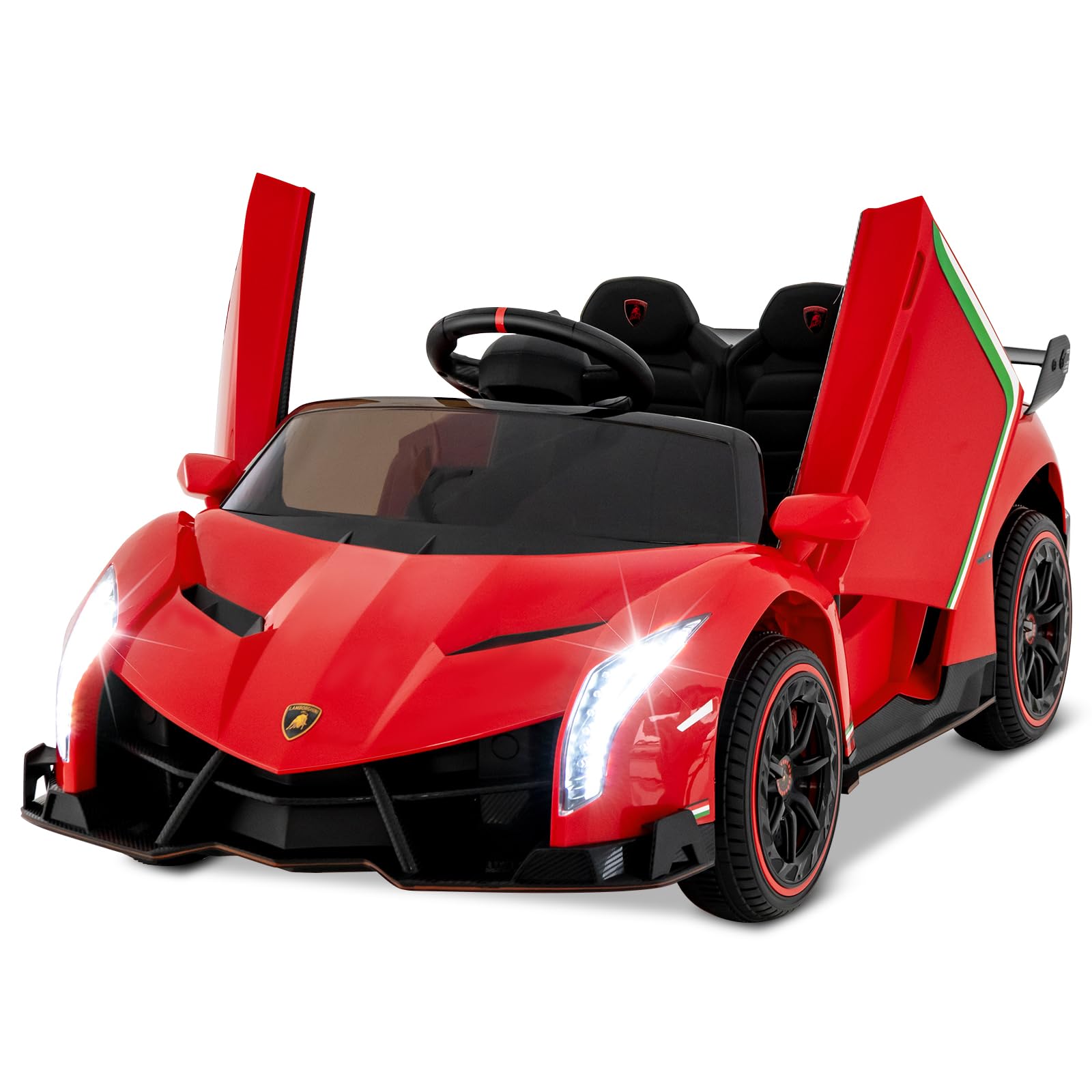 Ride on Car, Lamborghini Licensed 12V Battery Powered 4WD Sports Car