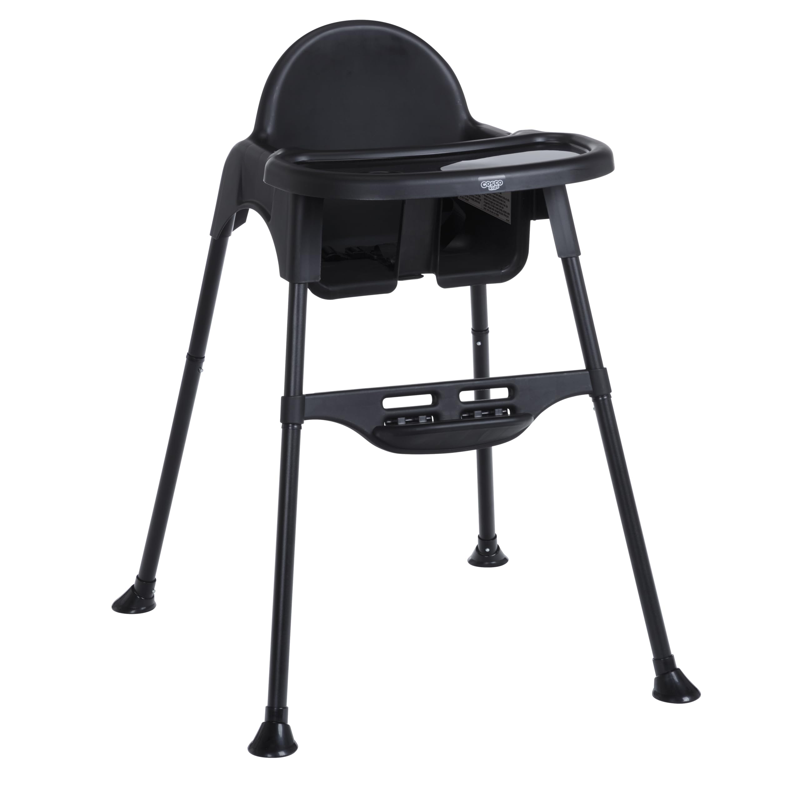 Lightweight Portable High Chair with Adjustable Tray and Footrest