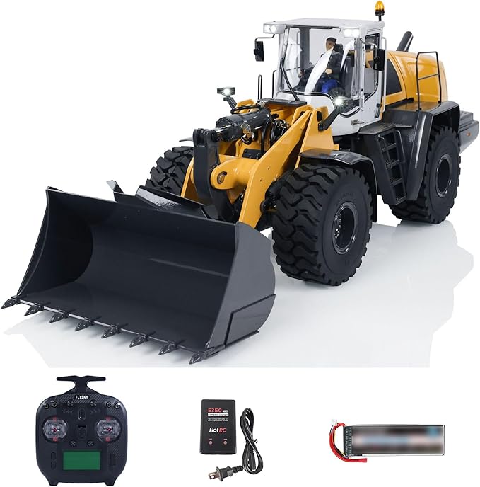 XDRC 580 1/14 Metal RC Hydraulic Loader RTR Engineering Vehicles Smoke Lights