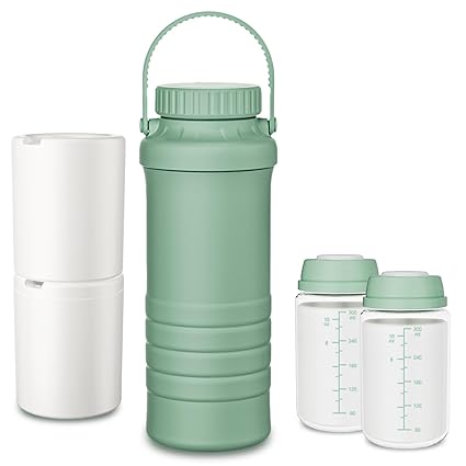 Portable Breast Milk Cooler Bottle - 22oz Breastmilk Chiller for Outdoor Travel Mom