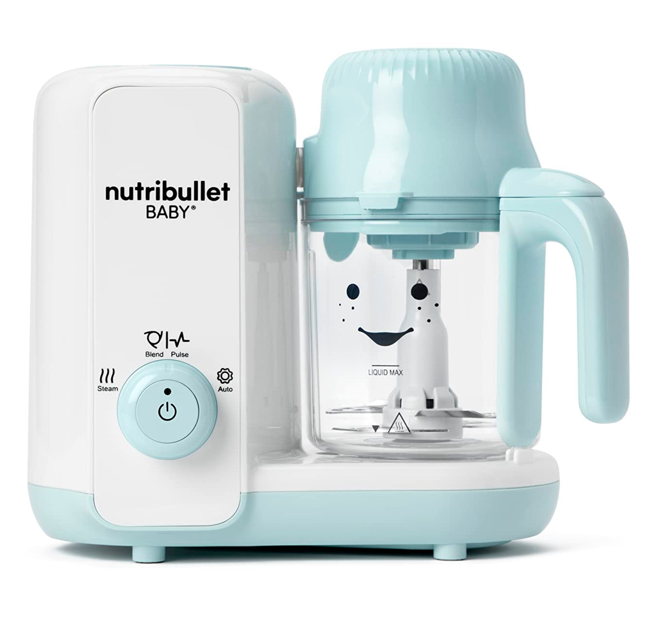Baby Steam + Blend, White/Blue