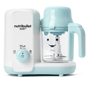Baby Steam + Blend, White/Blue