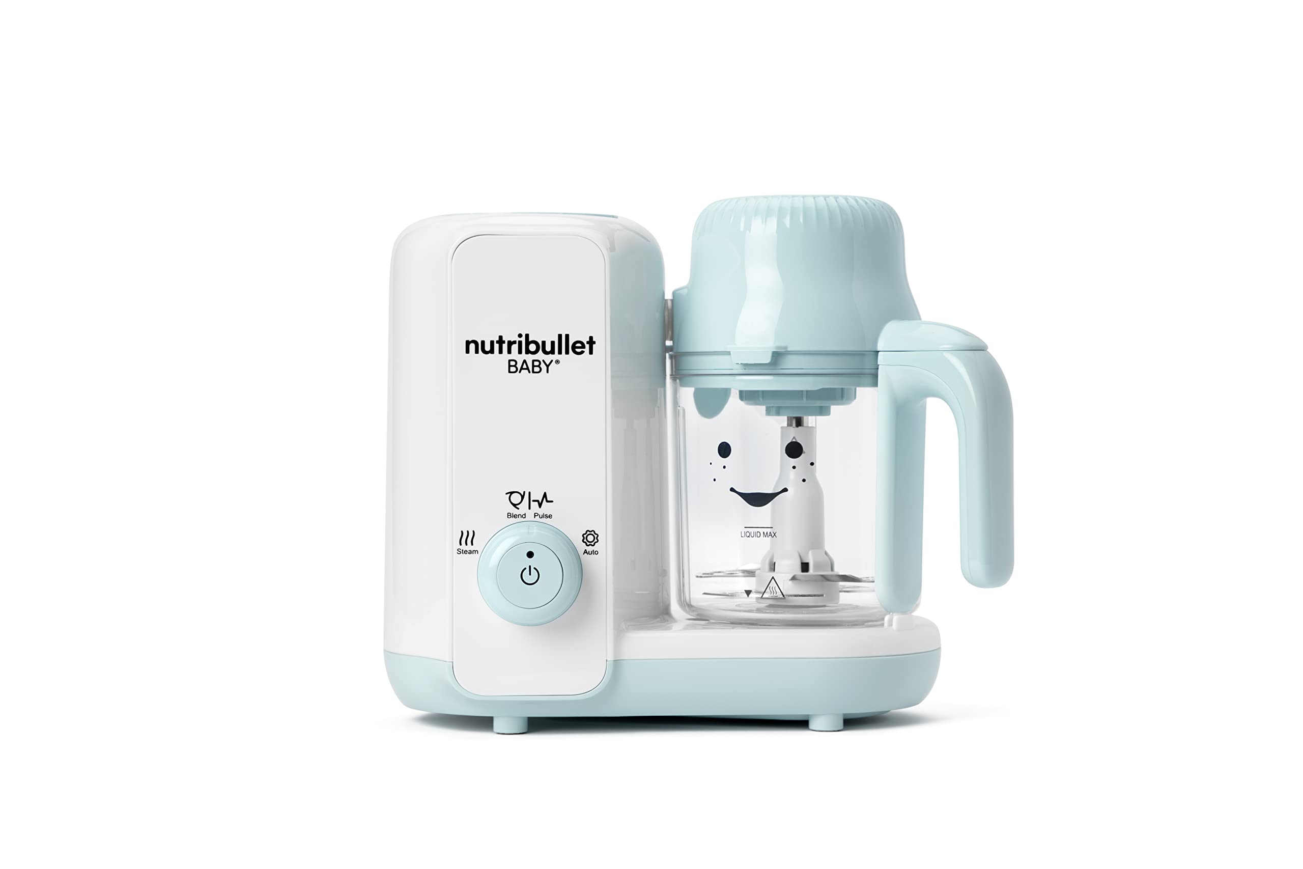 Baby NBY-50200 Steam + Blend, White/Blue (Renewed)