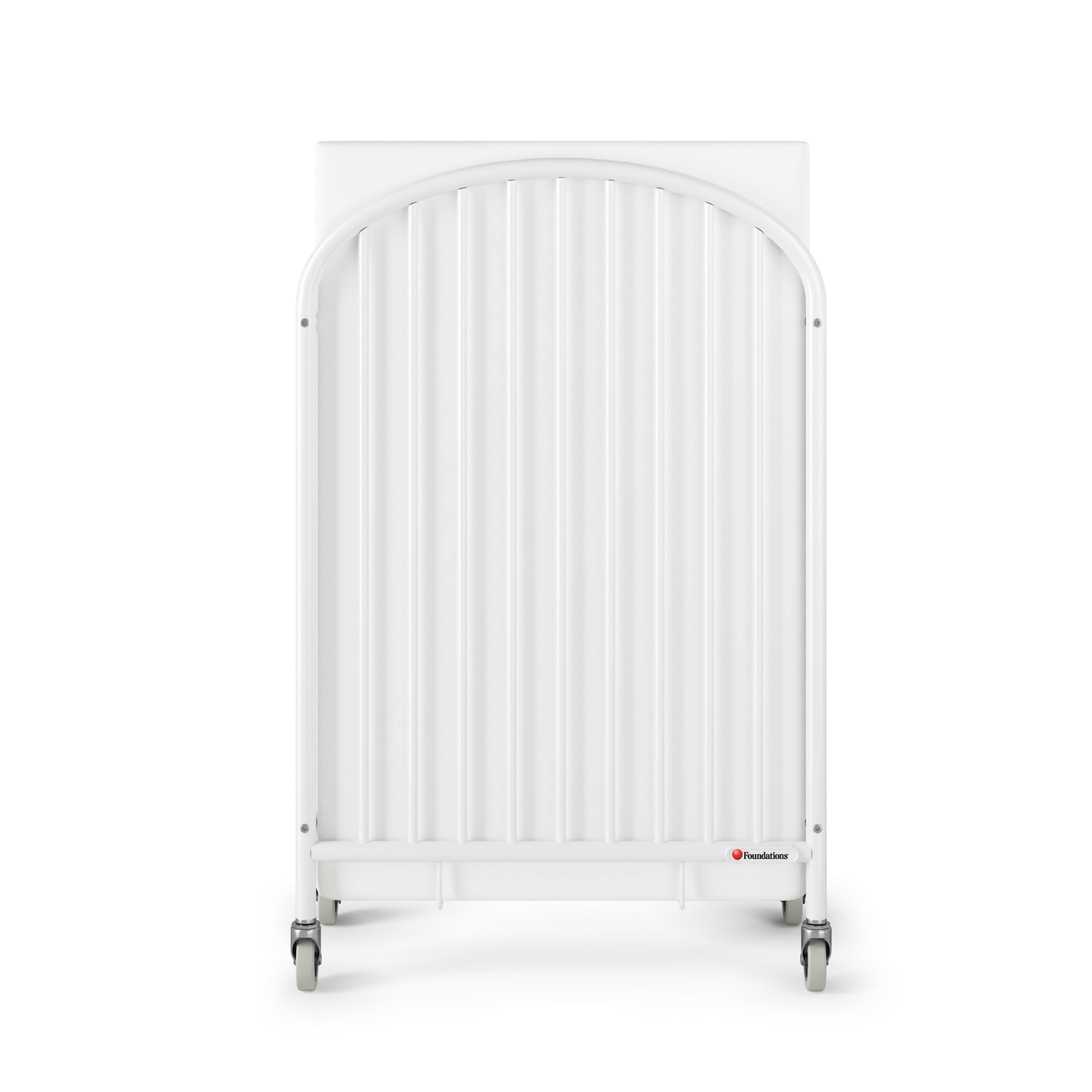 Folding Metal Baby Crib with Mattress