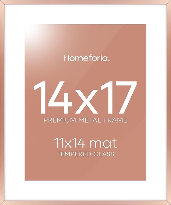 14x17 Picture Frame Gold, High End Metal 14x17 Poster Frames