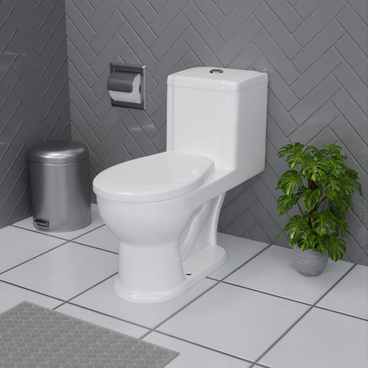 Supply Potty Training Toilet 12 In. White Ceramic Toddler Potty Training
