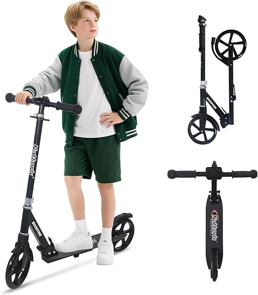 Kick Scooter for Kids 6+ Years Teens Adults - 220LB Weight Capacity