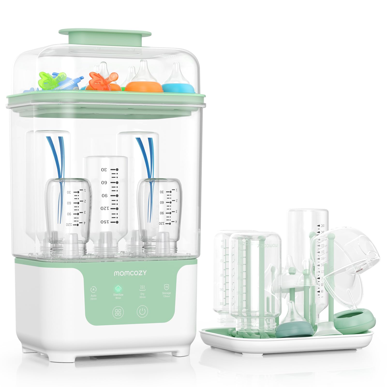 Bottle Sterilizer and Dryer, Modular Nesting Space