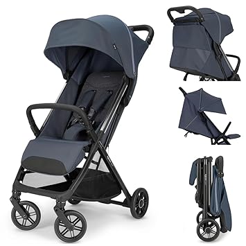 Quid³ Stroller, Planet Green - Compact Reclining Travel Stroller