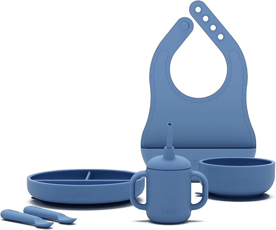 First Bites Silicone Baby Feeding Set - Baby Led Weaning Supplies