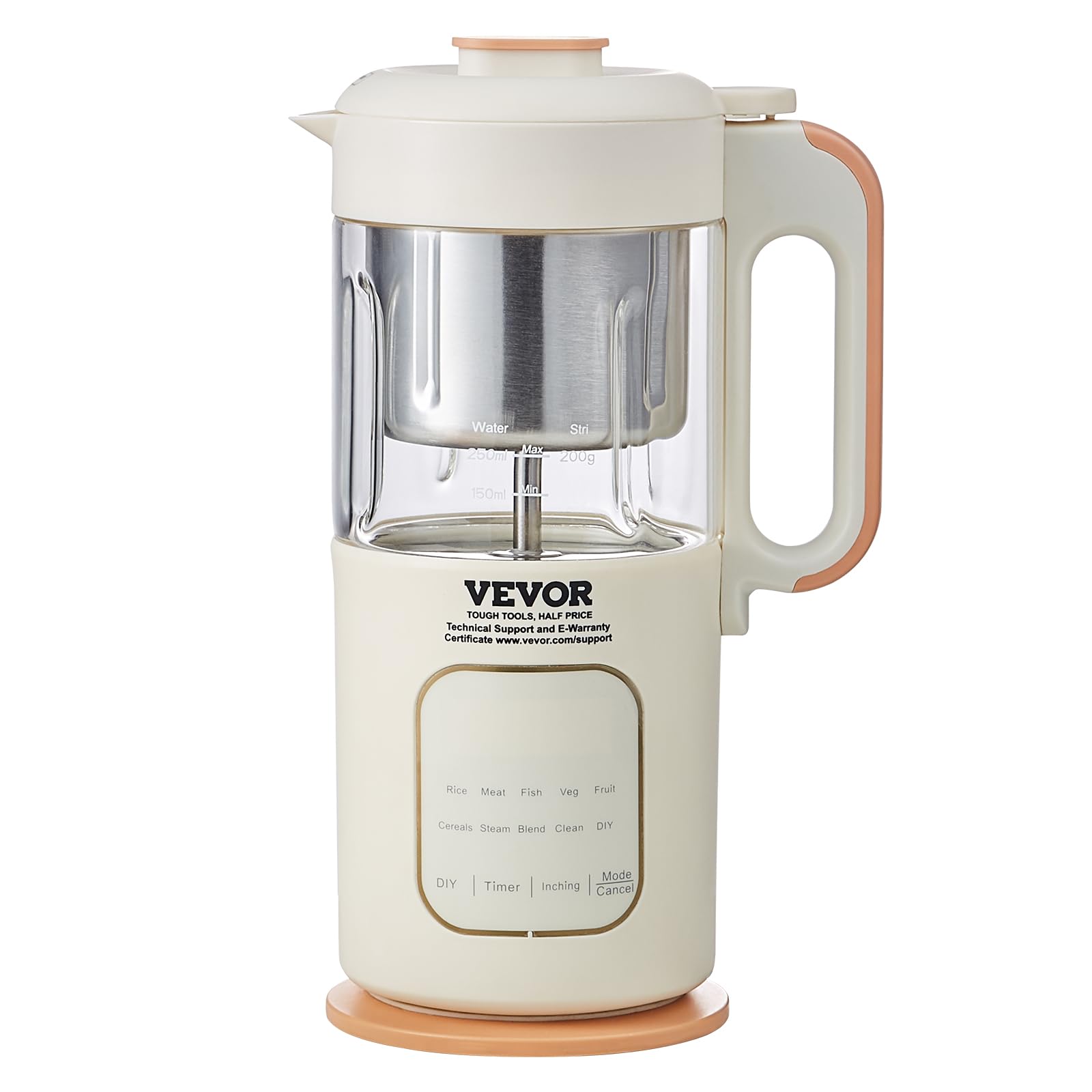 Baby Food Maker, Baby Food Processor, SUS304 Stainless Steel 4-Blade