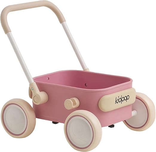 PULA Baby Push Walker with Wheels Toddler Wagon for First Learner Baby