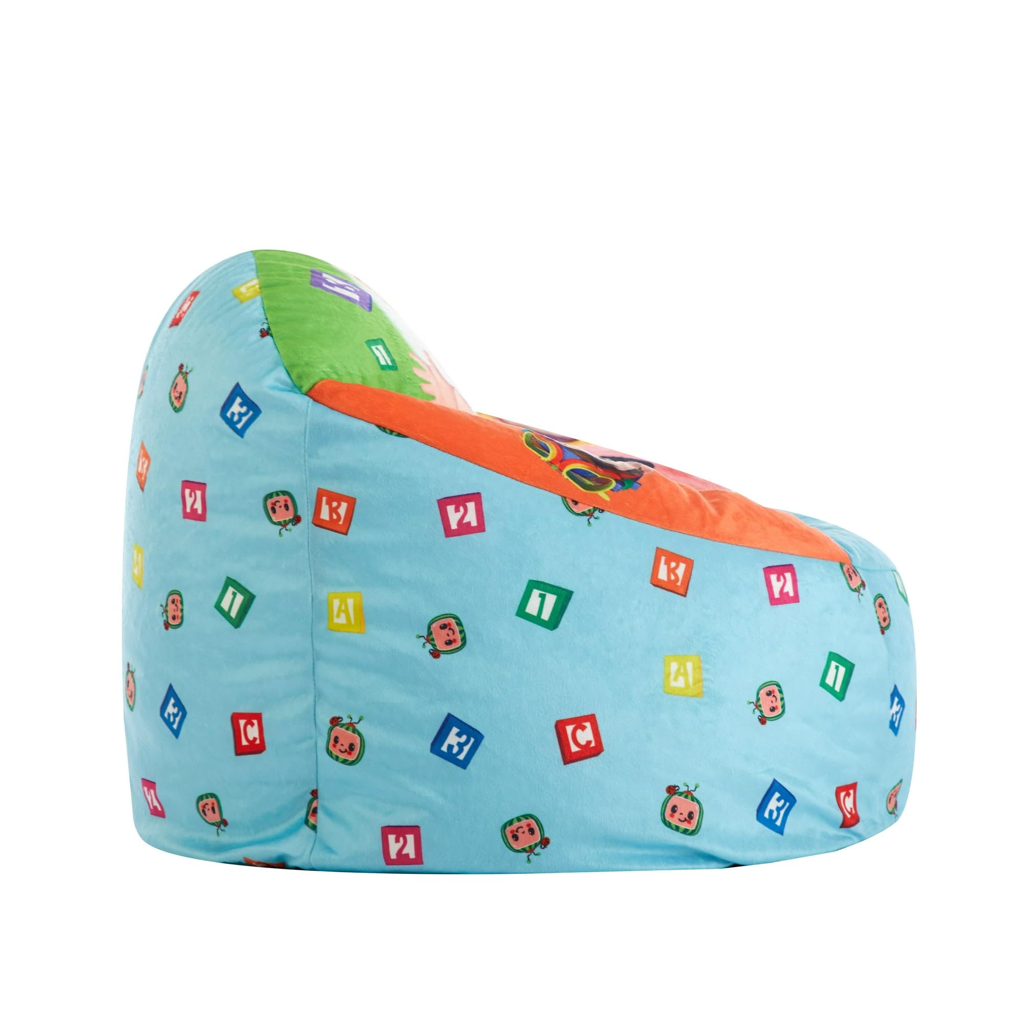 Cocomelon Toddler Bean Bag Chair, Soft, Comfortable Kids Seating for Playrooms