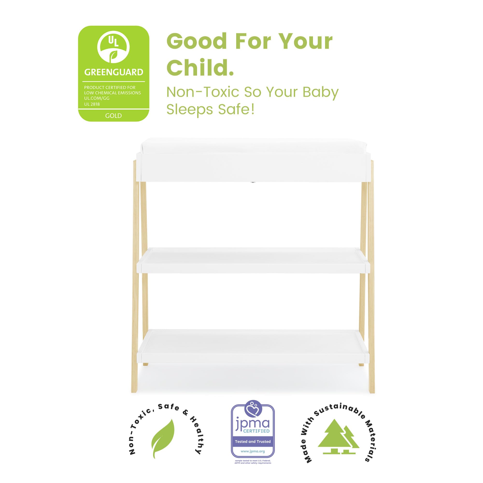 Scout Changing Table - Greenguard Gold Certified