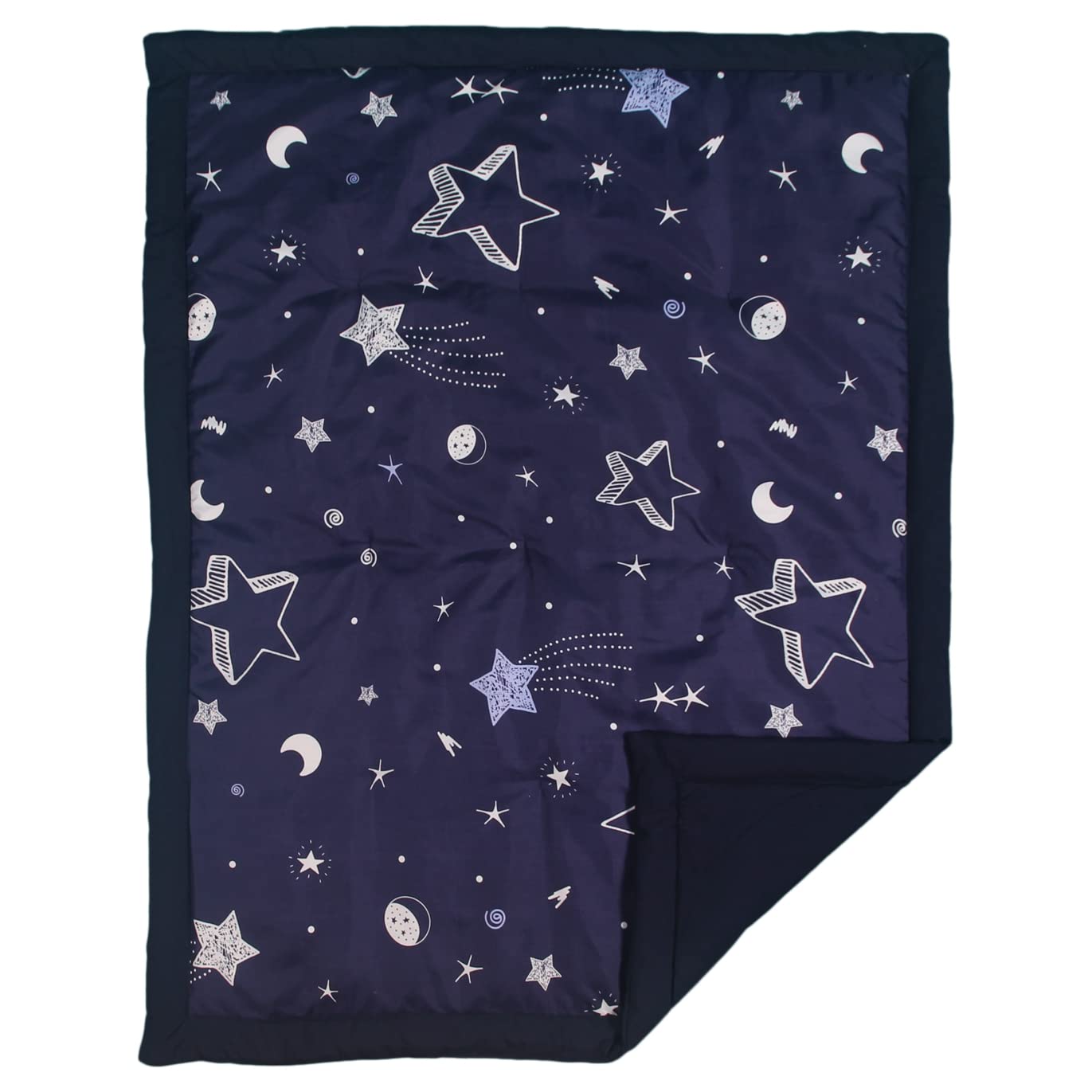 3 Piece Crib Bedding Set with Comforter Sheet and Skirt