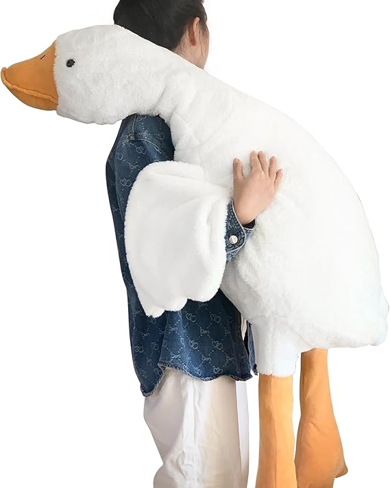 Goose Stuffed Animal, 74.8in/190cm Giant Sleeping Hugging Pillow