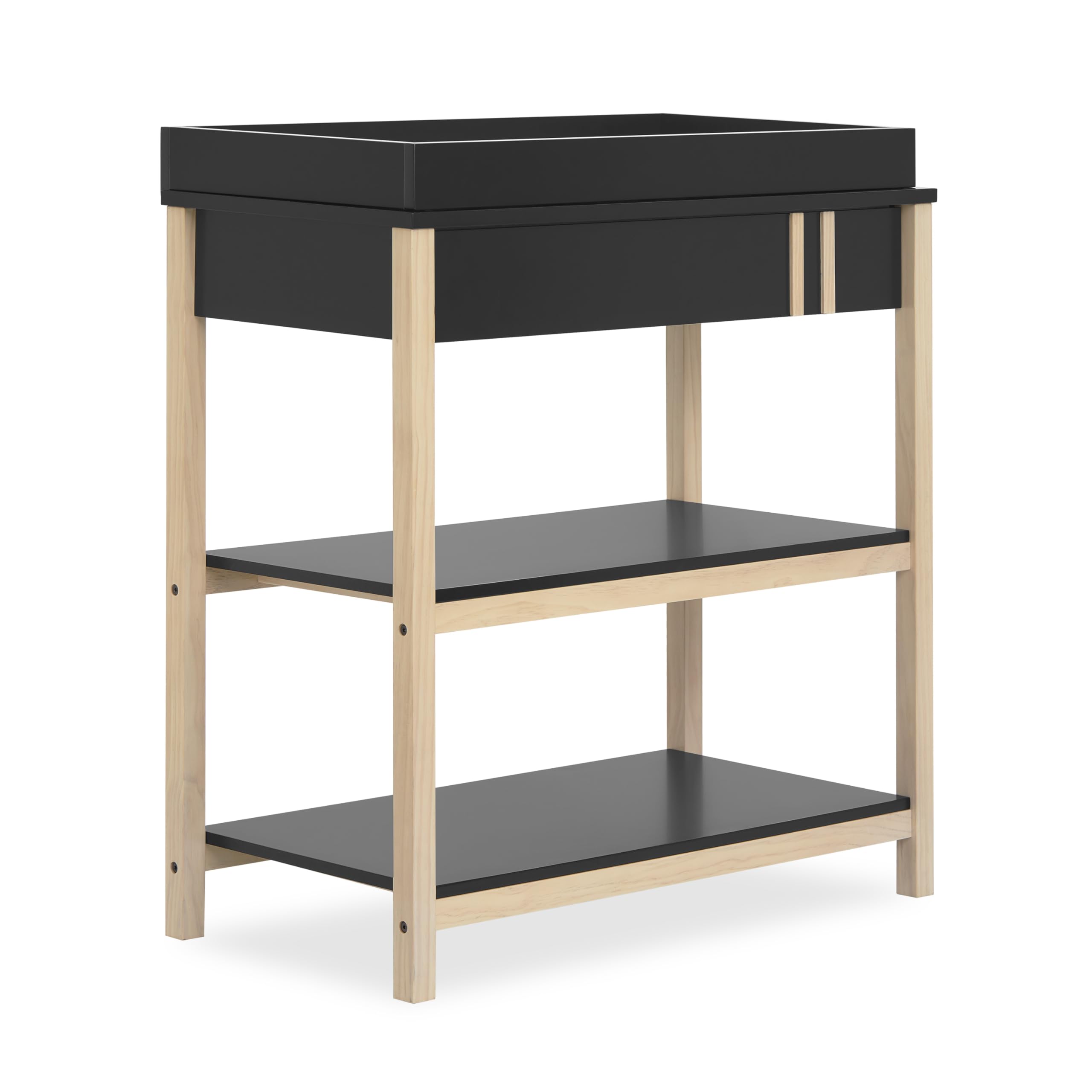 Baby Changing Table with Storage Shelves