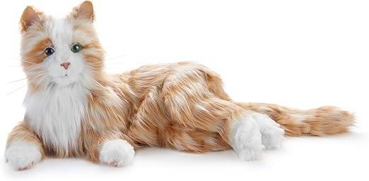 Companion Pet for Seniors - Lifelike Animatronic Cat - Realistic Soft-Touch Fur & Purring