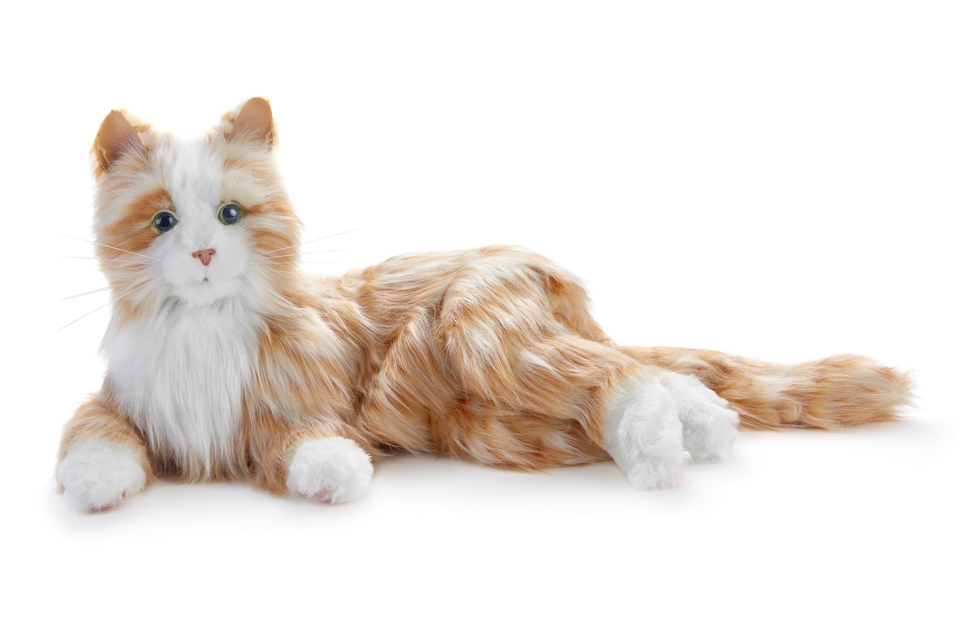Companion Pet for Seniors - Lifelike Animatronic Cat - Realistic Soft-Touch Fur & Purring
