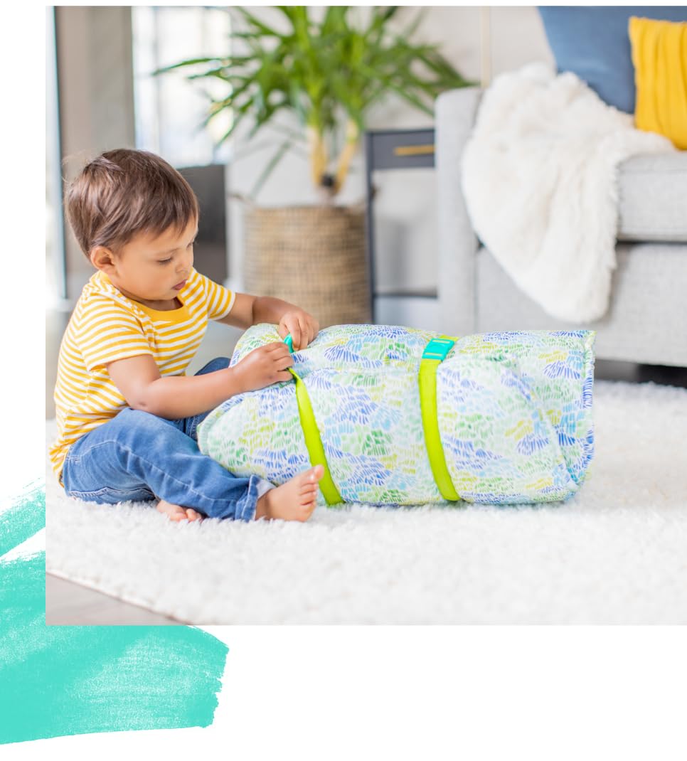 The Nap Mat One-Piece Cozy Naptime Set with Padded Mat