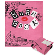 Mean Girls Silk Touch Sherpa Throw Blanket, 50" x 60", Burn Book