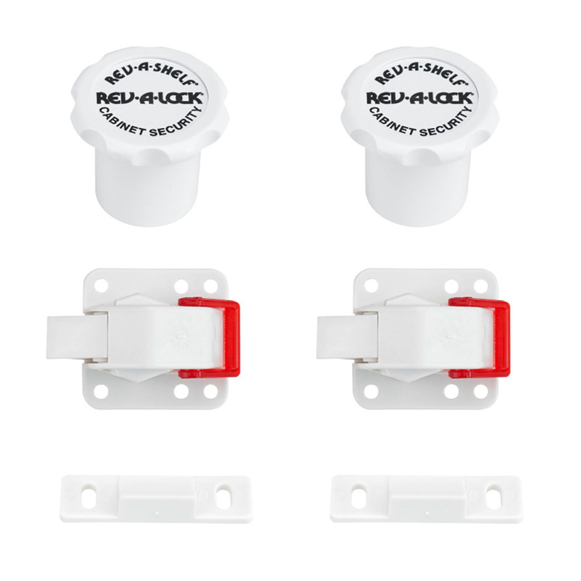 RAL-101-1 Rev-A-Lock Magnetic Cabinet Security System Set to Child Proof Cabinet Drawers