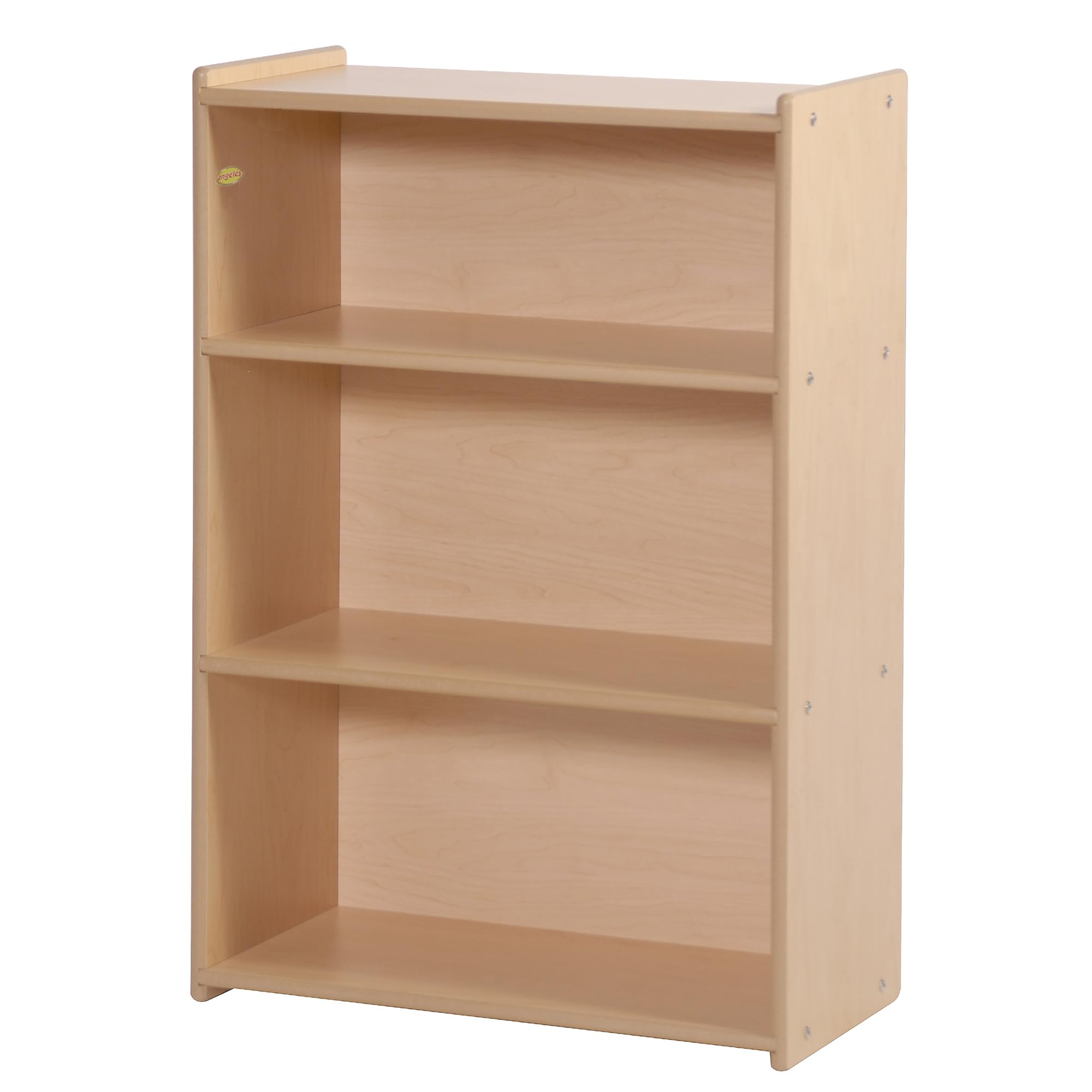 Value Line Narrow 3-Shelf Toddler Bookshelf and Toy Organizer Shelves