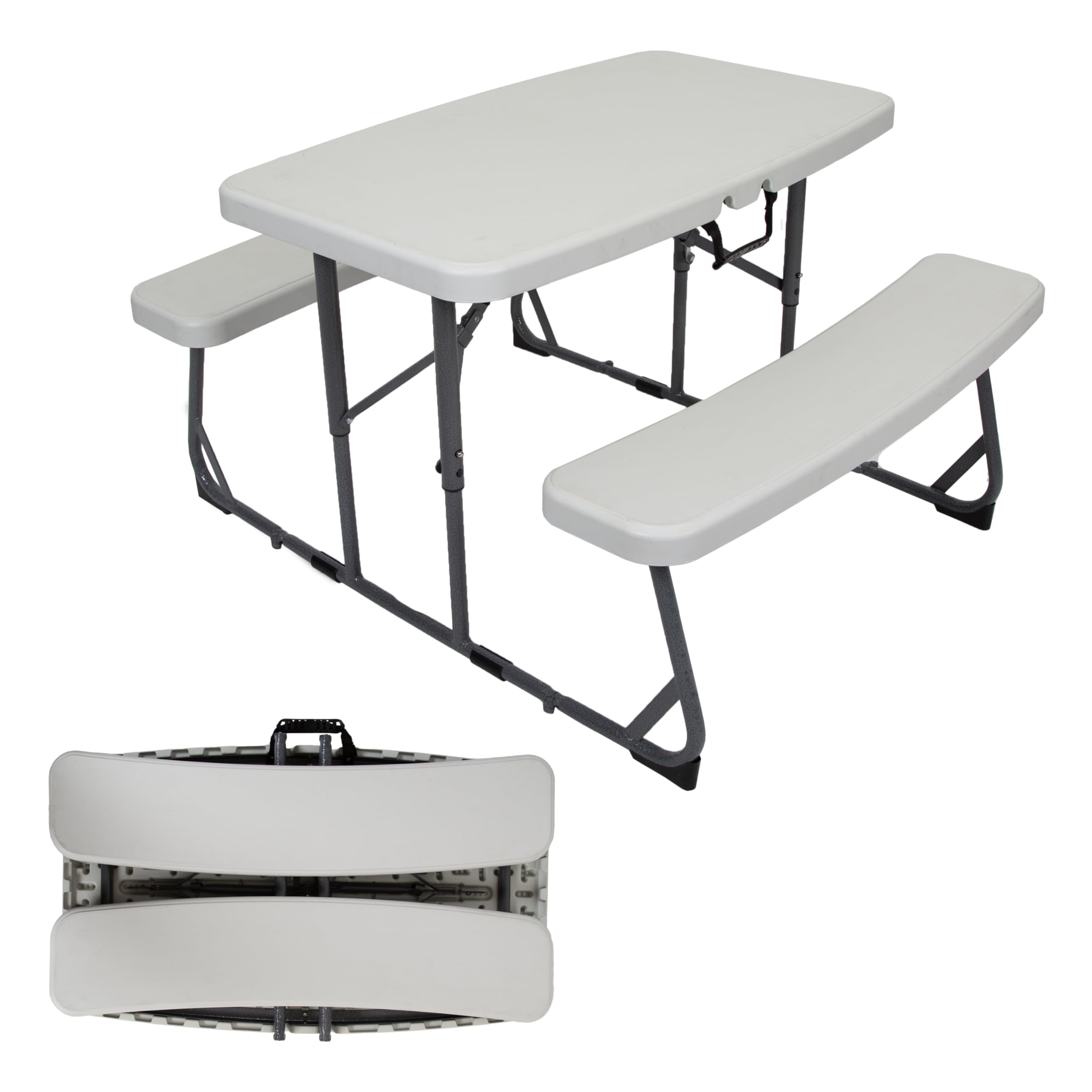 Compact Kids Picnic Table (G-940), White