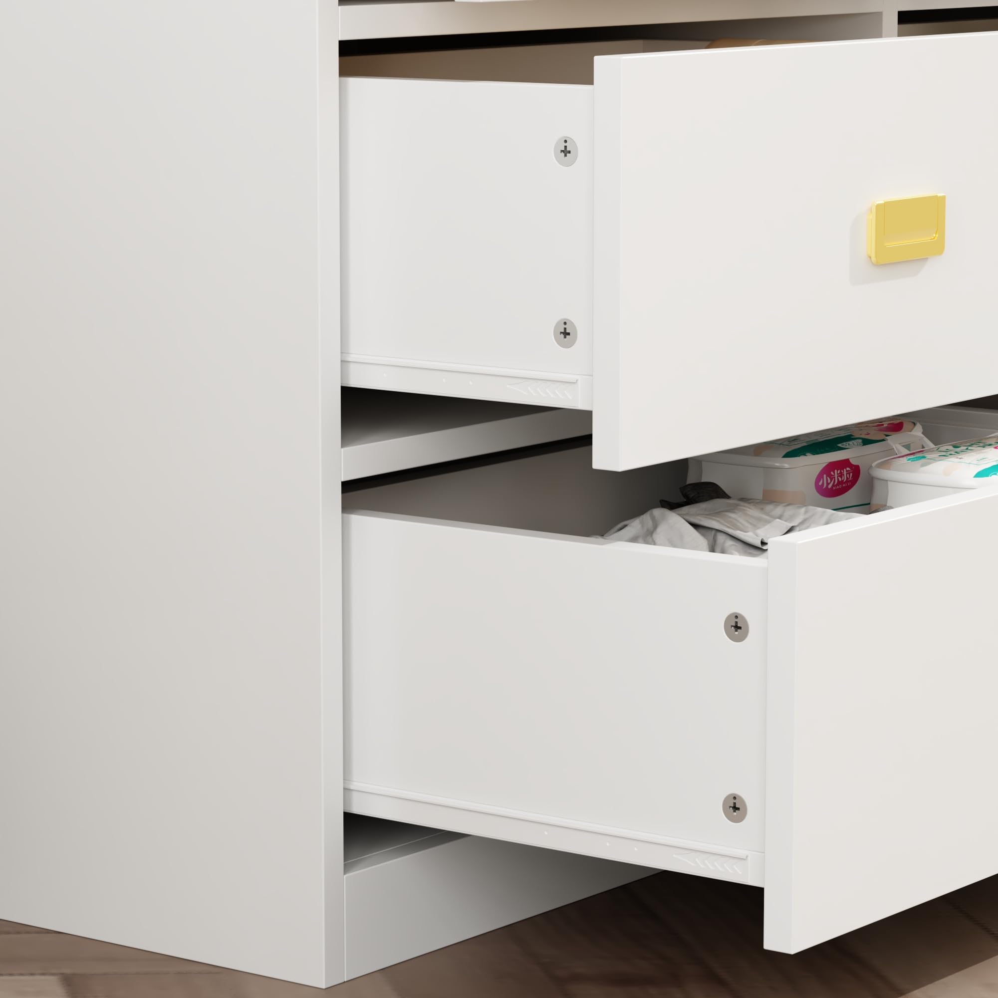 6 Drawer Nursery Dresser with Changing Topper