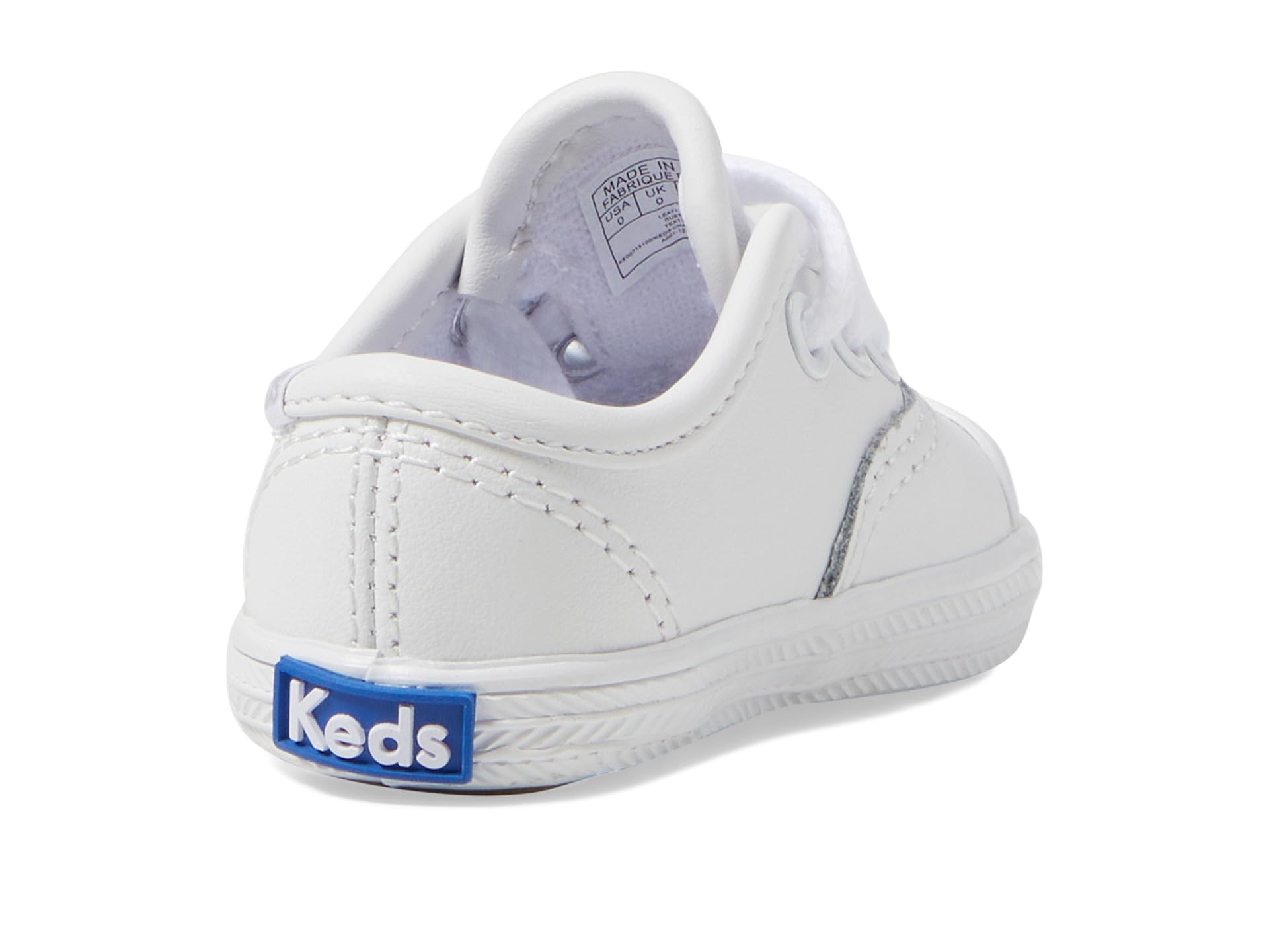 Keds Kids Womens Champion Toe Cap Crib (Infant) White 1 Medium