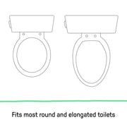 Ingenuity: ity by Ingenuity Flip & Sit Potty Seat (White) – Easy to Set Up & Remove Potty Training Seat That Attaches to Adult Toilet Seat