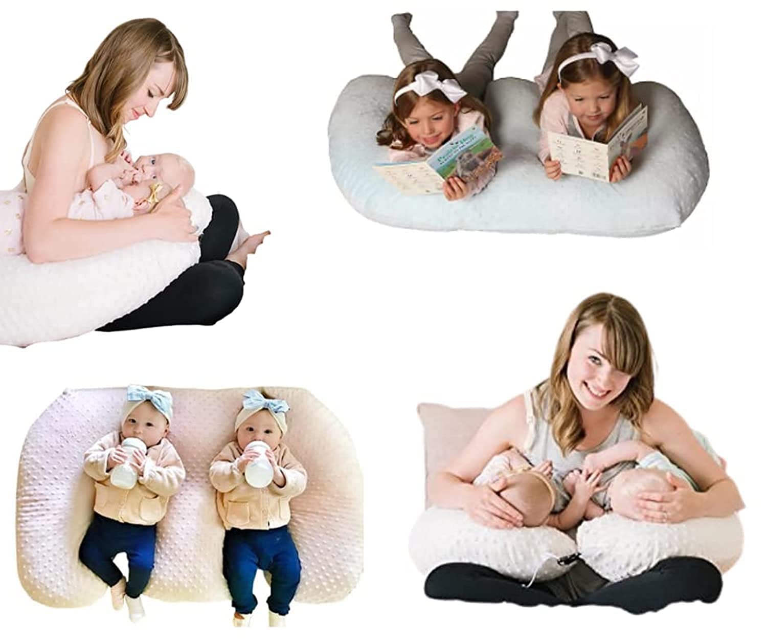 Grey 6 uses in 1 Twin Pillow ! Breastfeeding, Bottlefeeding