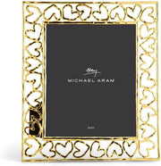 Gold"Golden" Heart Photo Picture Frame Size 8x10 - New !