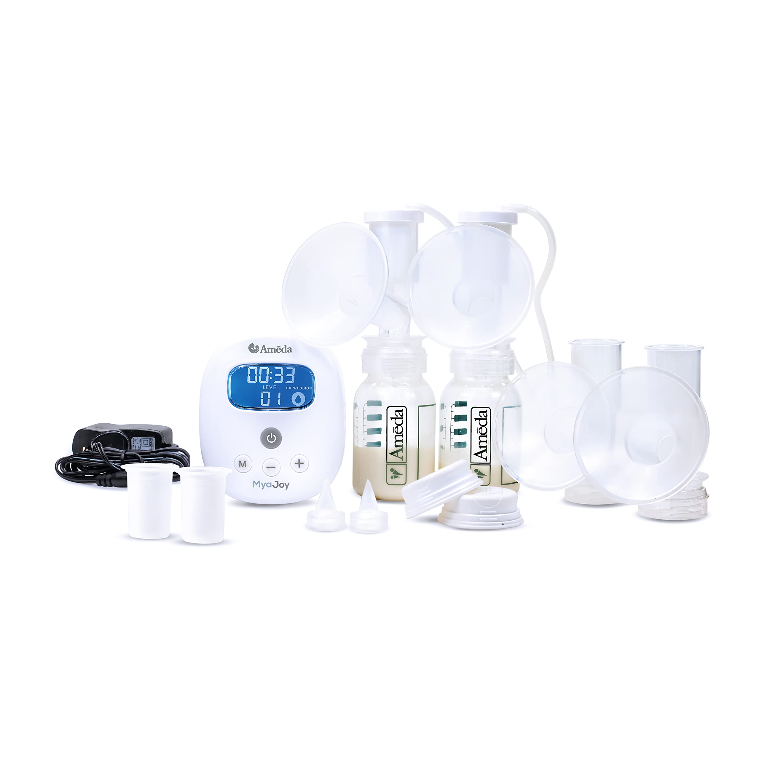 MYA Joy Double Electric Breast Pump & Accessories | Portable Breast Pump Hands Free