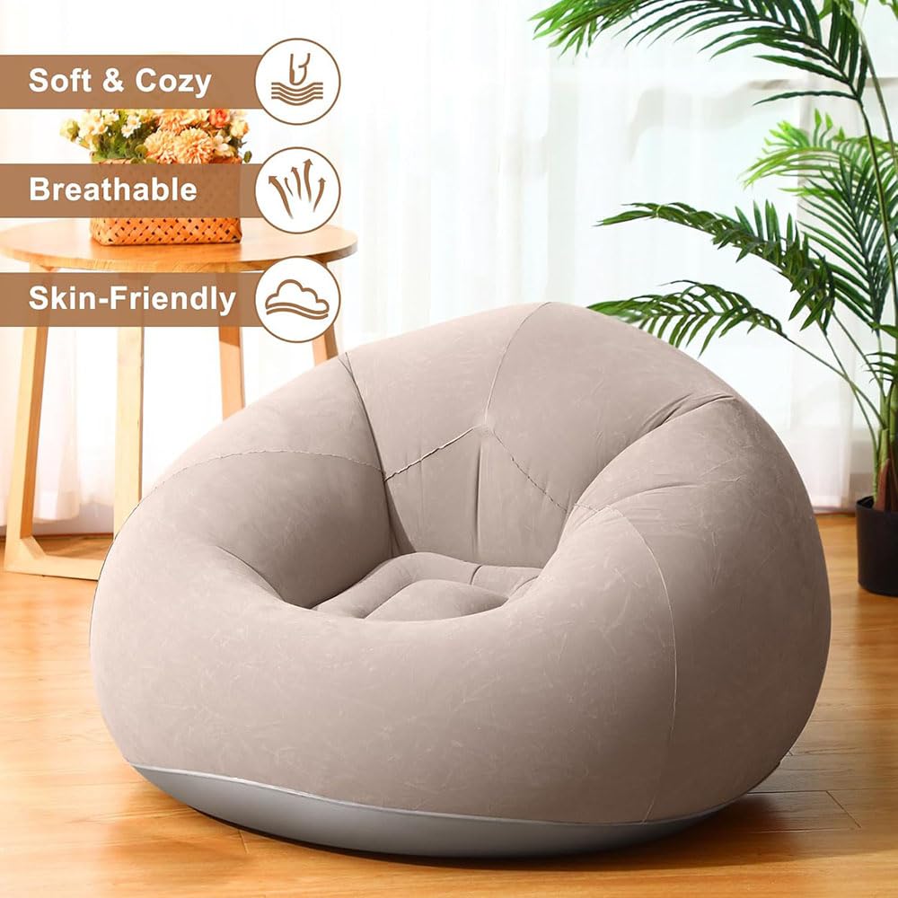 Inflatable Flocked Sofa Chair