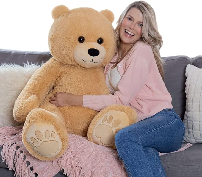 Giant Elephant Stuffed Animal - 6 Foot Big Stuffed Elephant Plush