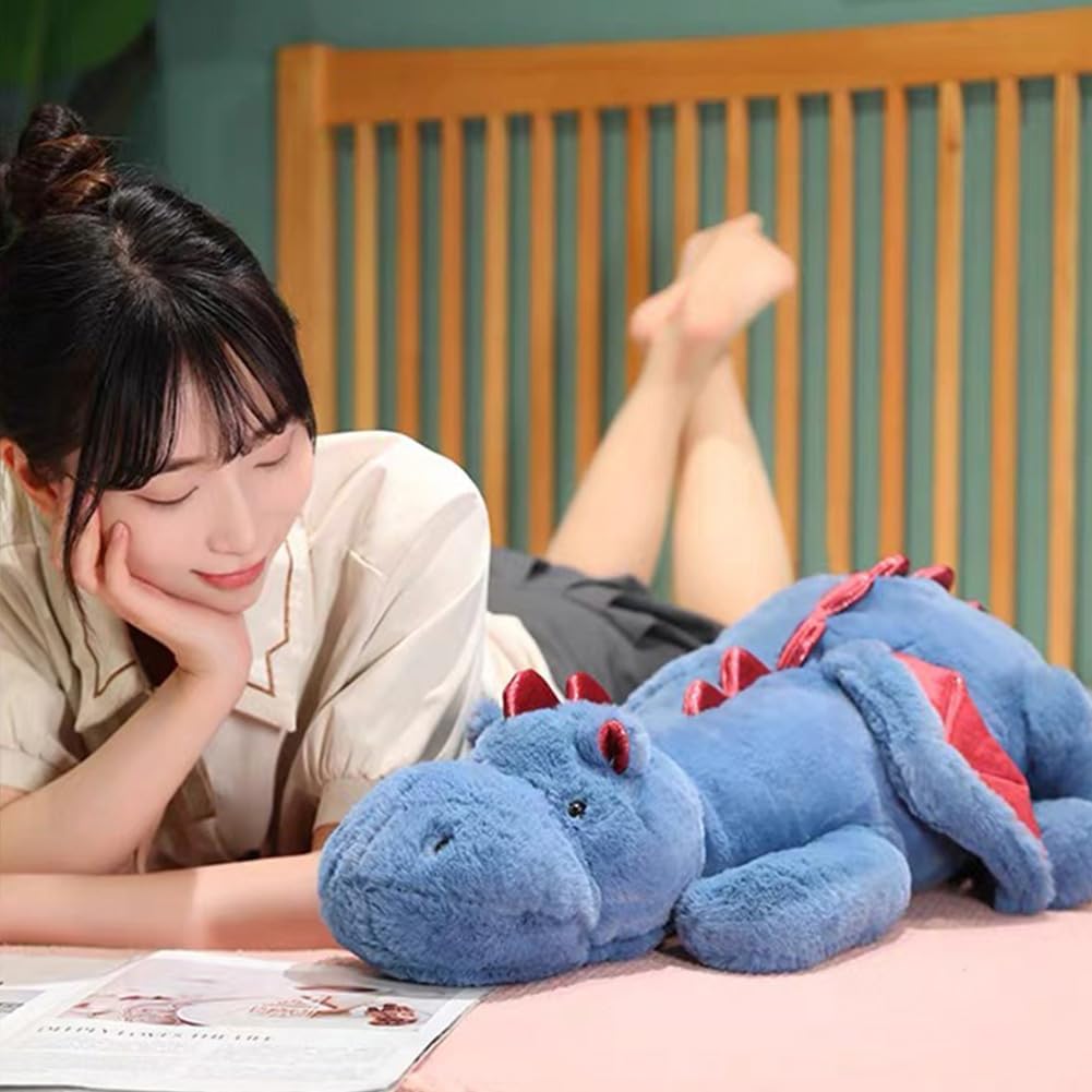 Weighted Stuffed Animals 10Lbs 35.4", Weighted Dragon Stuffed Animal for Kids and Adults