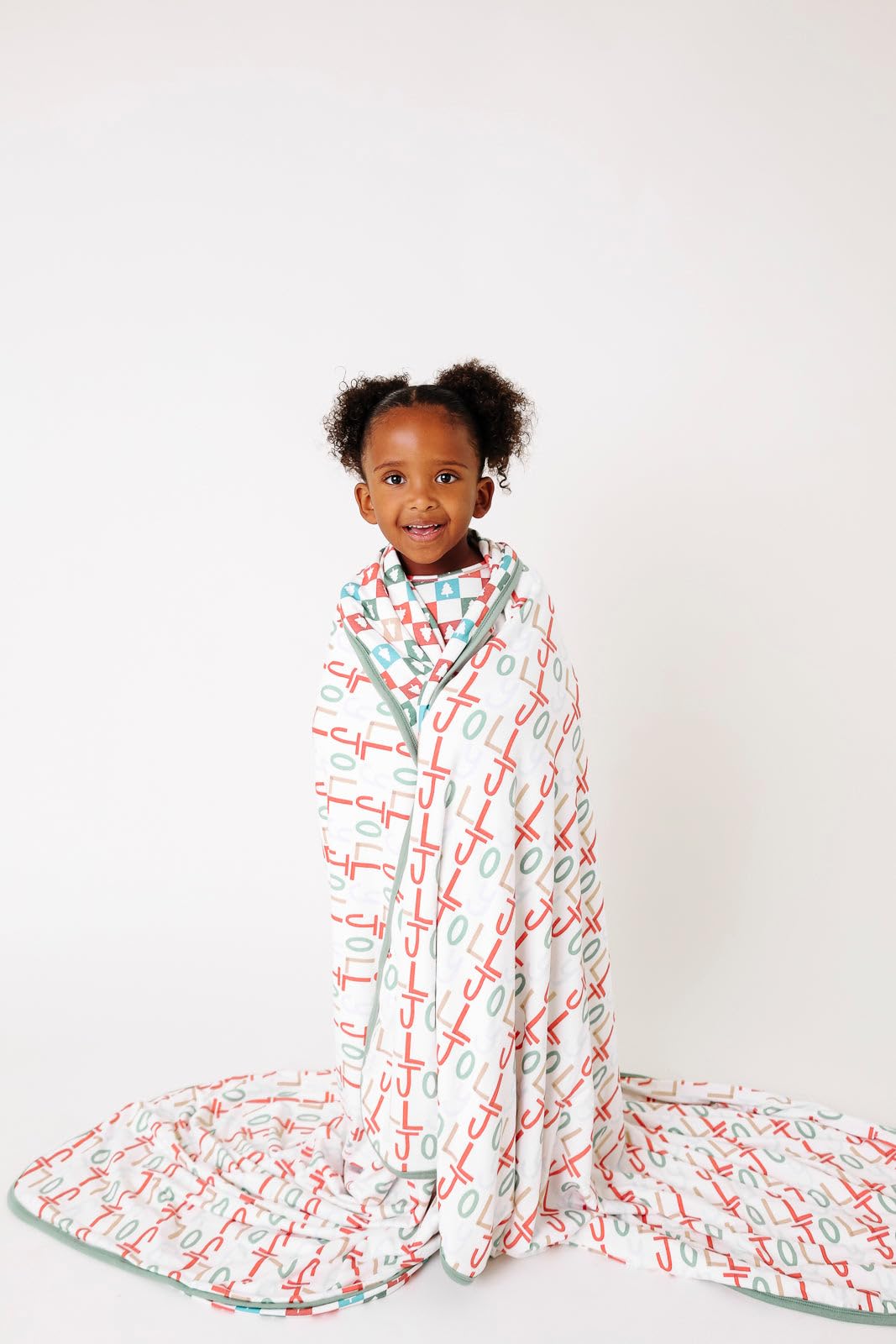 Jumbo Premium Knit 3 Layer Throw Blanket Jolly