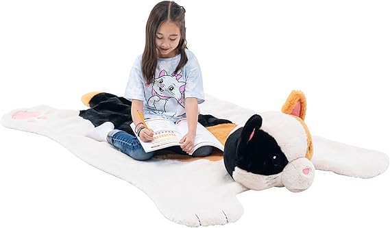 Animal Rug for Kids Room, Fluffy Nursery and Fur Kids Rugs for Playroom