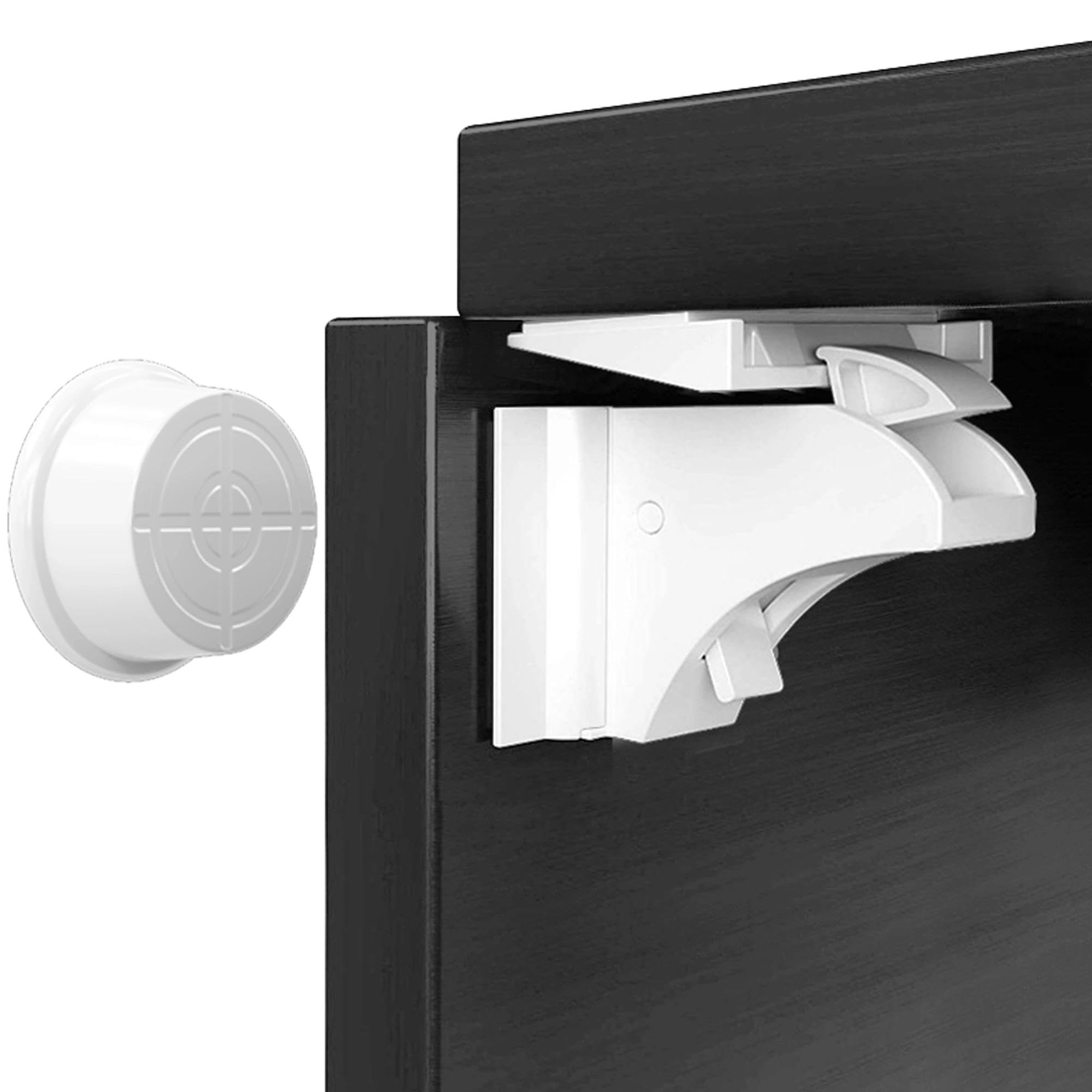 Cabinet Locks Baby Proofing Child Safety Cupboard Drawers Latches. (6 Keys)