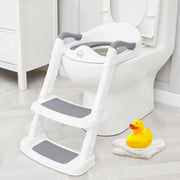 Potty Training Toilet Seat with Step Stool Ladder, Toddler Kids Potty Seat for Boys Girls