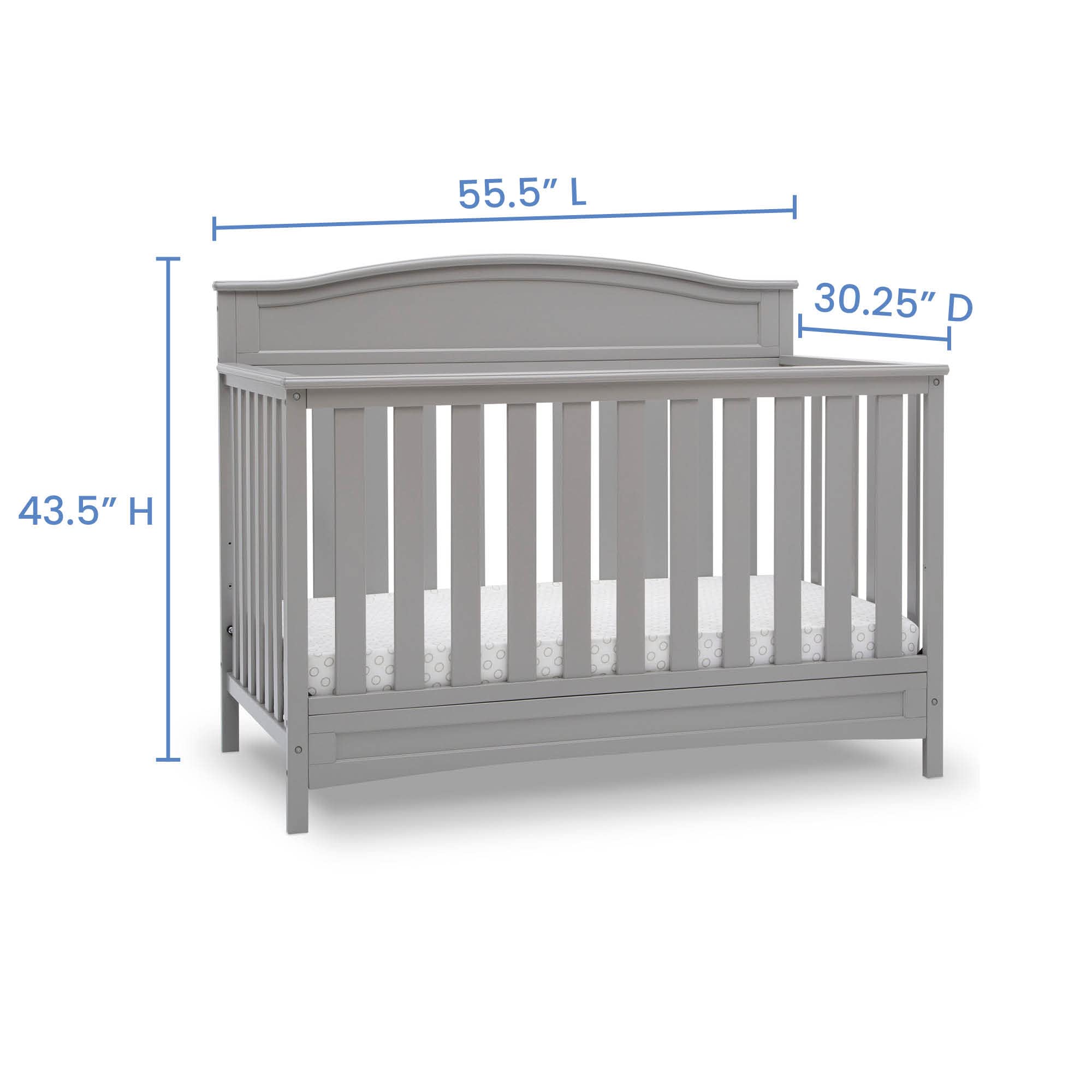 4-in-1 Convertible Baby Crib