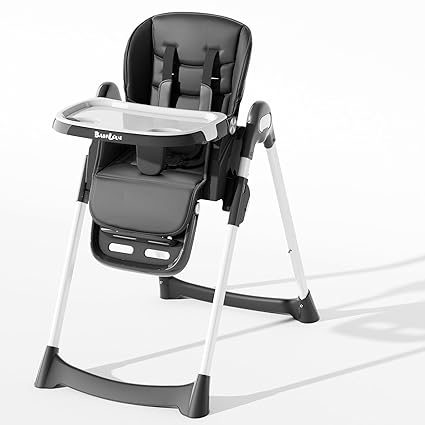 High Chair, Foldable High Chairs for Babies and Toddlers with Removable Tray