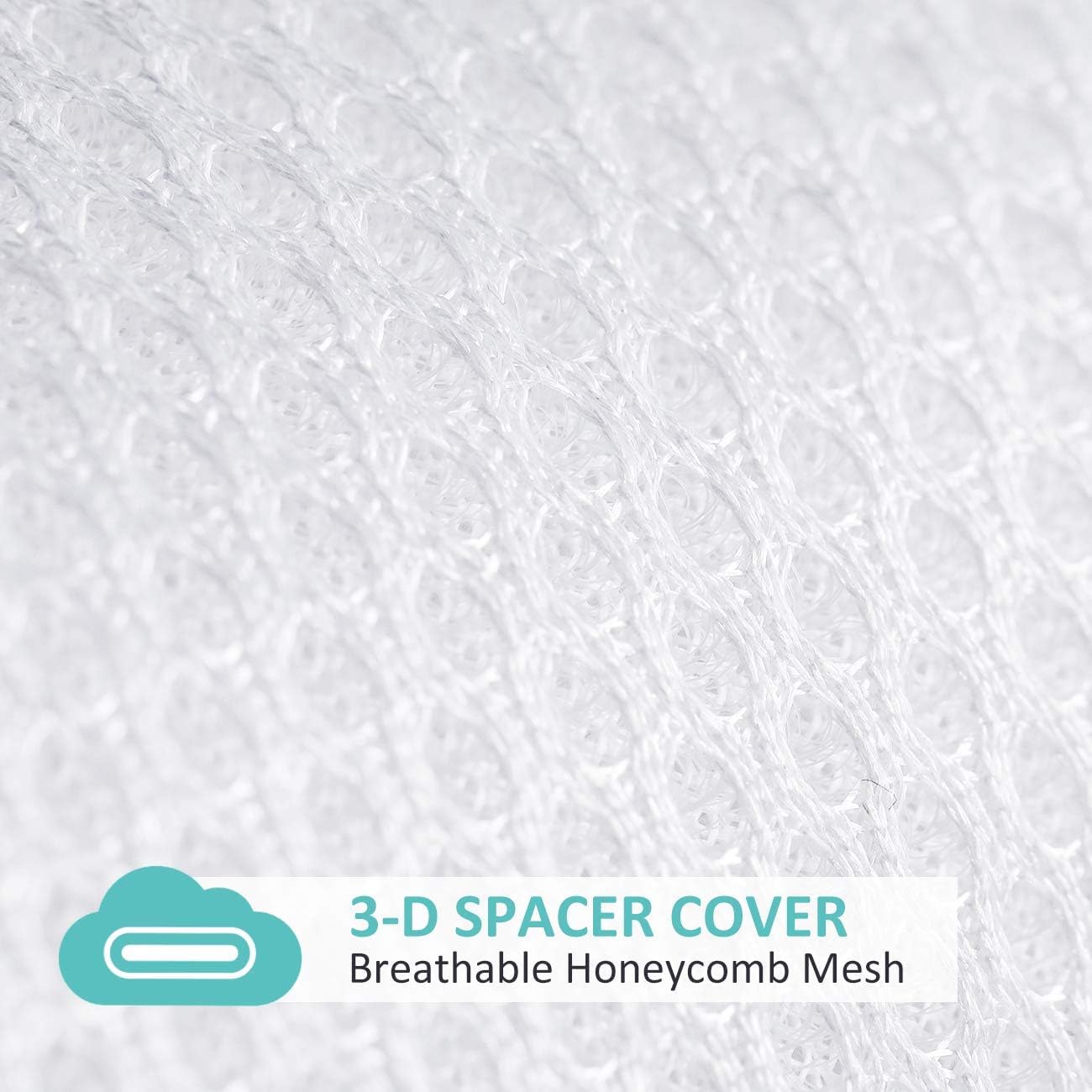 Dual-Sided Crib Mattress with Breathable Mesh Cover