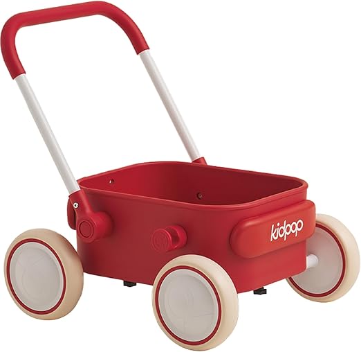 Push Walker with Wheels Toddler Wagon for First Learner Baby
