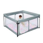 Portable Baby Playpen with Padded Floor, Foldable Play Yard for Babies and Toddlers