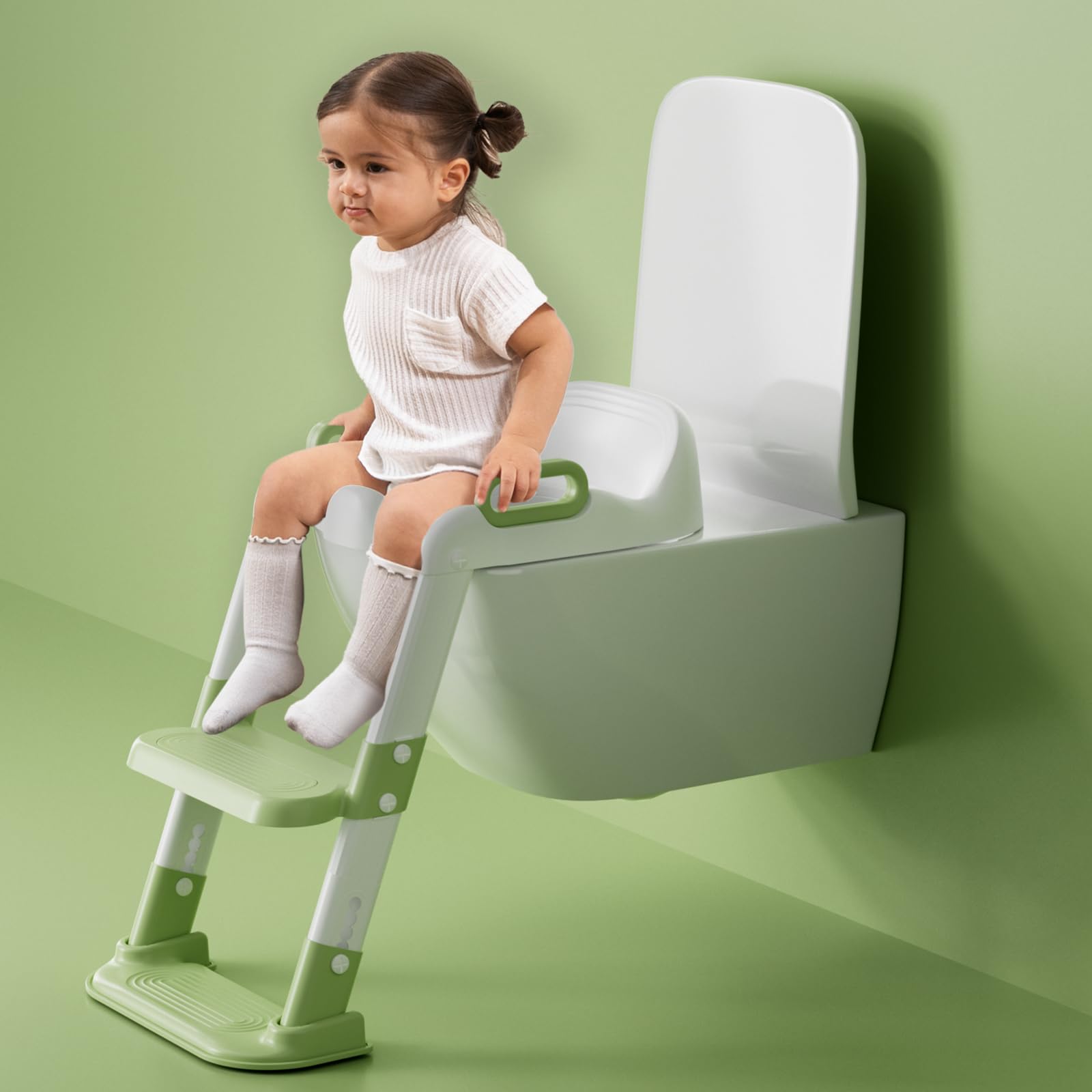 Disney Princess "Loving Life" 2 Piece Essential Potty Training Set - Soft Cushion, Baby Potty Training, Safe, Easy to Clean, Step Stool