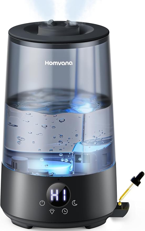 Humidifiers for Bedroom Home, 3.6 L Cool Mist Top-Fill 34H Super Long Time