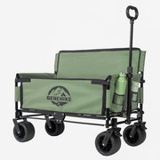 3-in-1 Large Collapsible Folding Wagon, BENEHIKE Foldable Beach Wagon