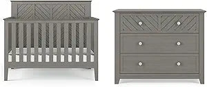 Atwood Crib and Dresser Nursery Set, 2-Piecere